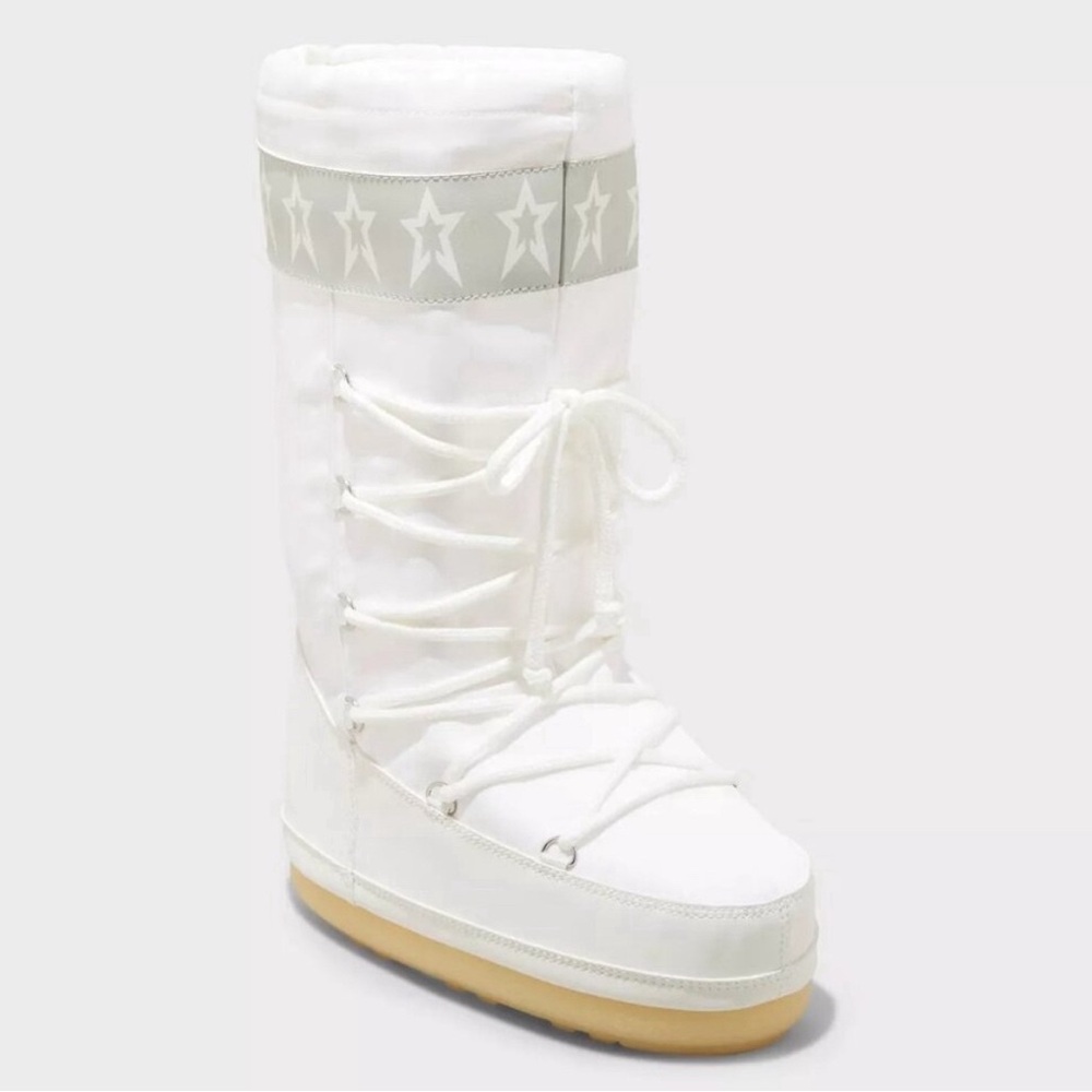 Wild Fable Women's Buffy Winter Boots - Wild Fable White 9 NWOT